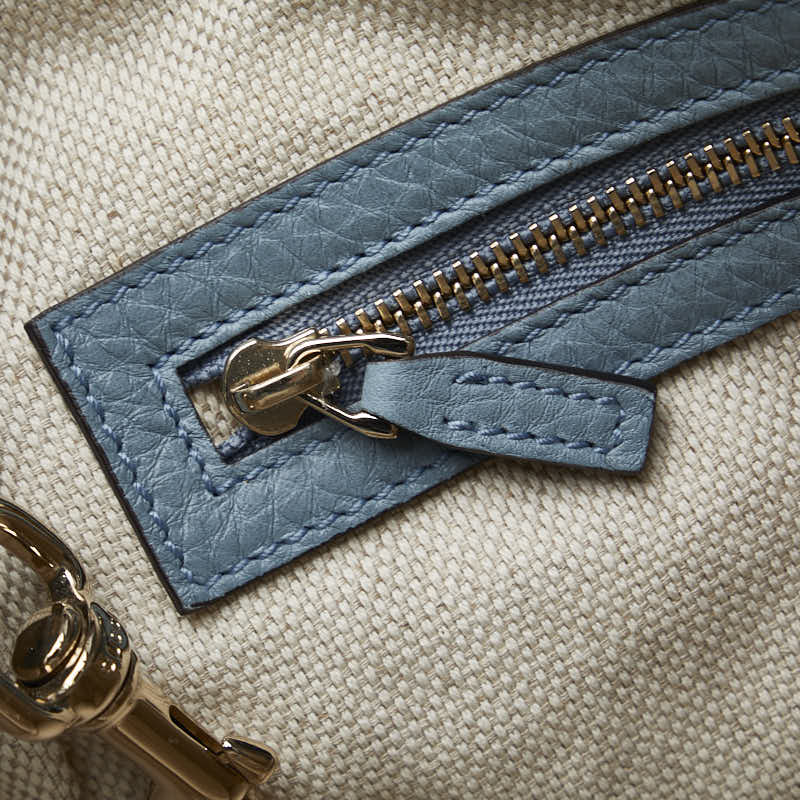 Gucci Soho Handbag Shoulder Bag 2WAY 336751 Blue Leather Women&#39;s
