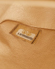 Chanel Matlasse 25 Double Flap Coco Mark Chain Shoulder Bag Beige Caviar Skin