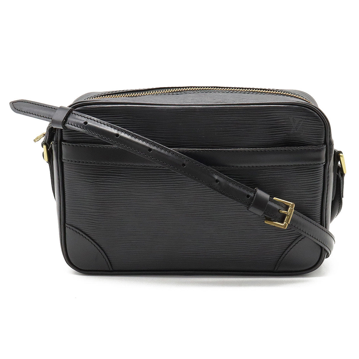 Louis Vuitton, Bags, Louis Vuitton Black Epi Leather Noir Trocadero 24  Crossbody Bag 85507