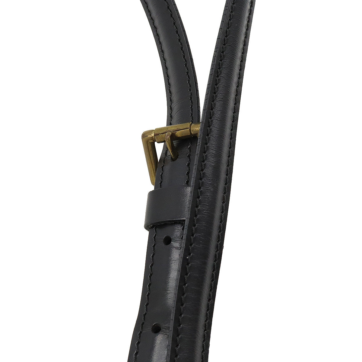 Louis Vuitton Ebene Calfskin 12mm Shoulder Strap