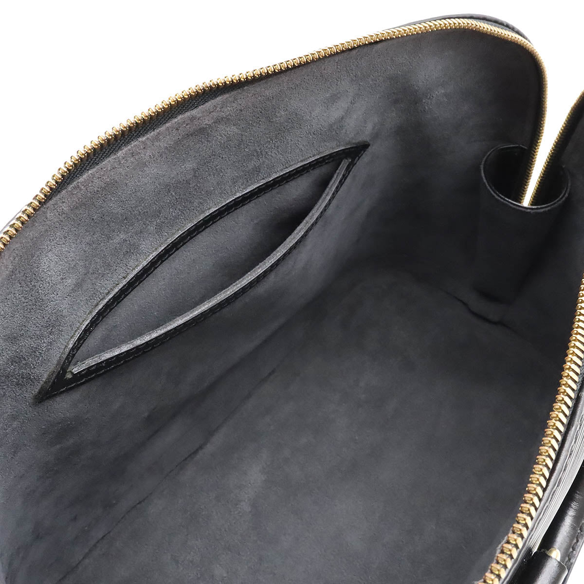LOUIS VUITTON Sablon Hand bag M52042 Epi leather Black Used