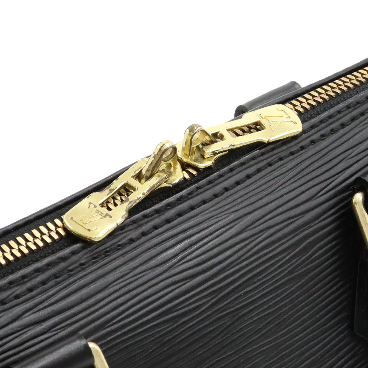 Louis Vuitton Epi Alma Handbag Noir M52142