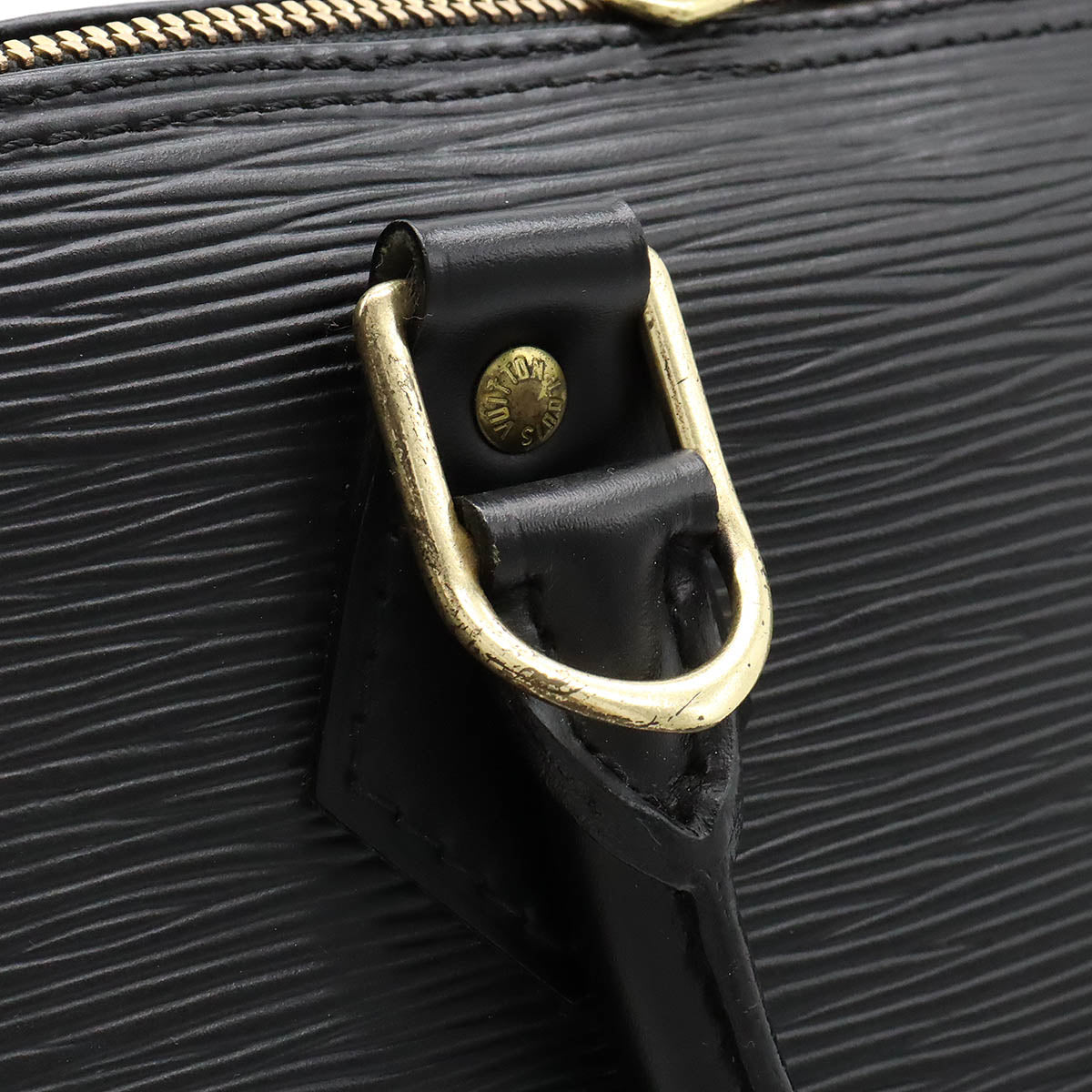 Louis Vuitton Epi Alma Handbag Noir M52142