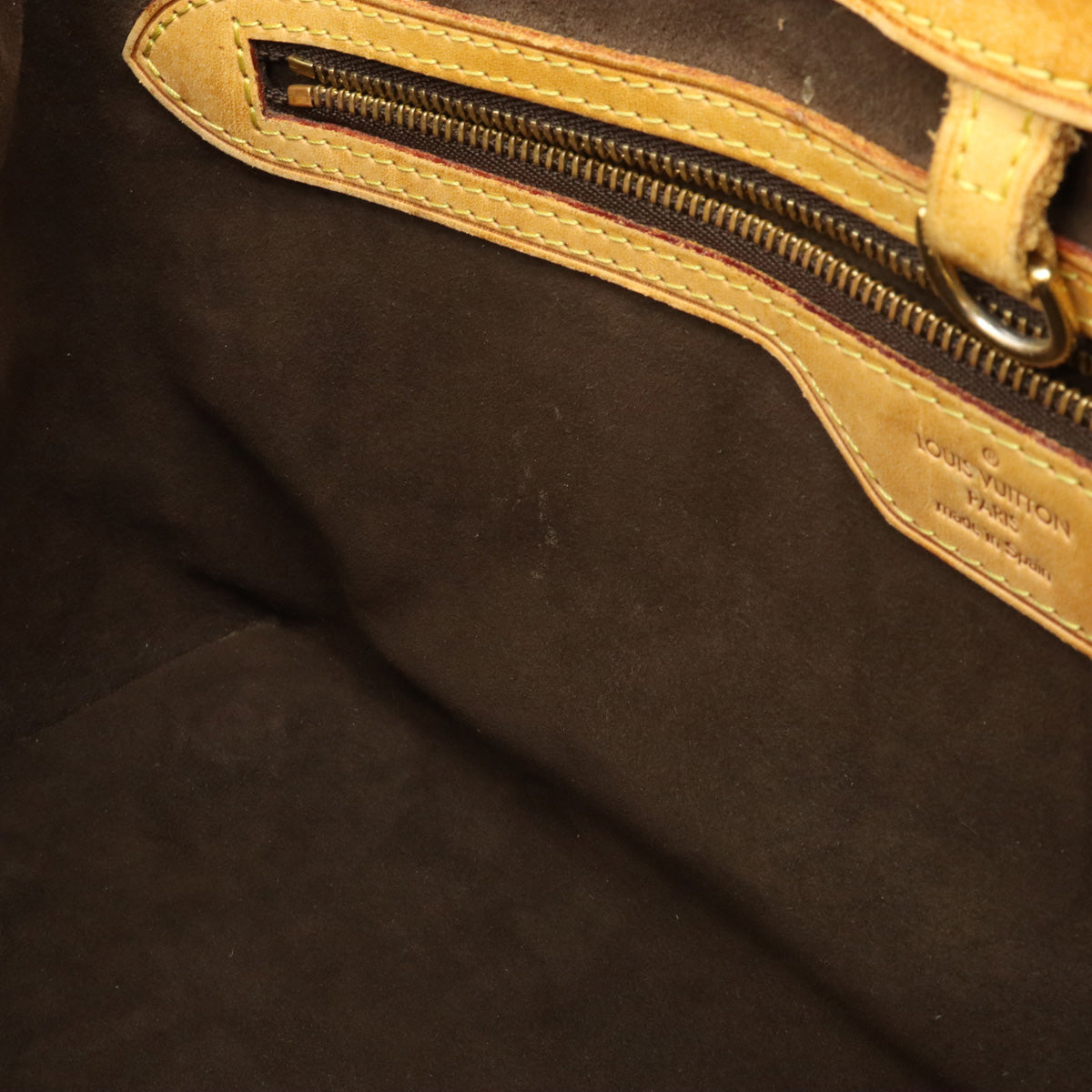 Louis Vuitton Wilshire PM M45643 Monogram Canvas Tote Handbag Brown