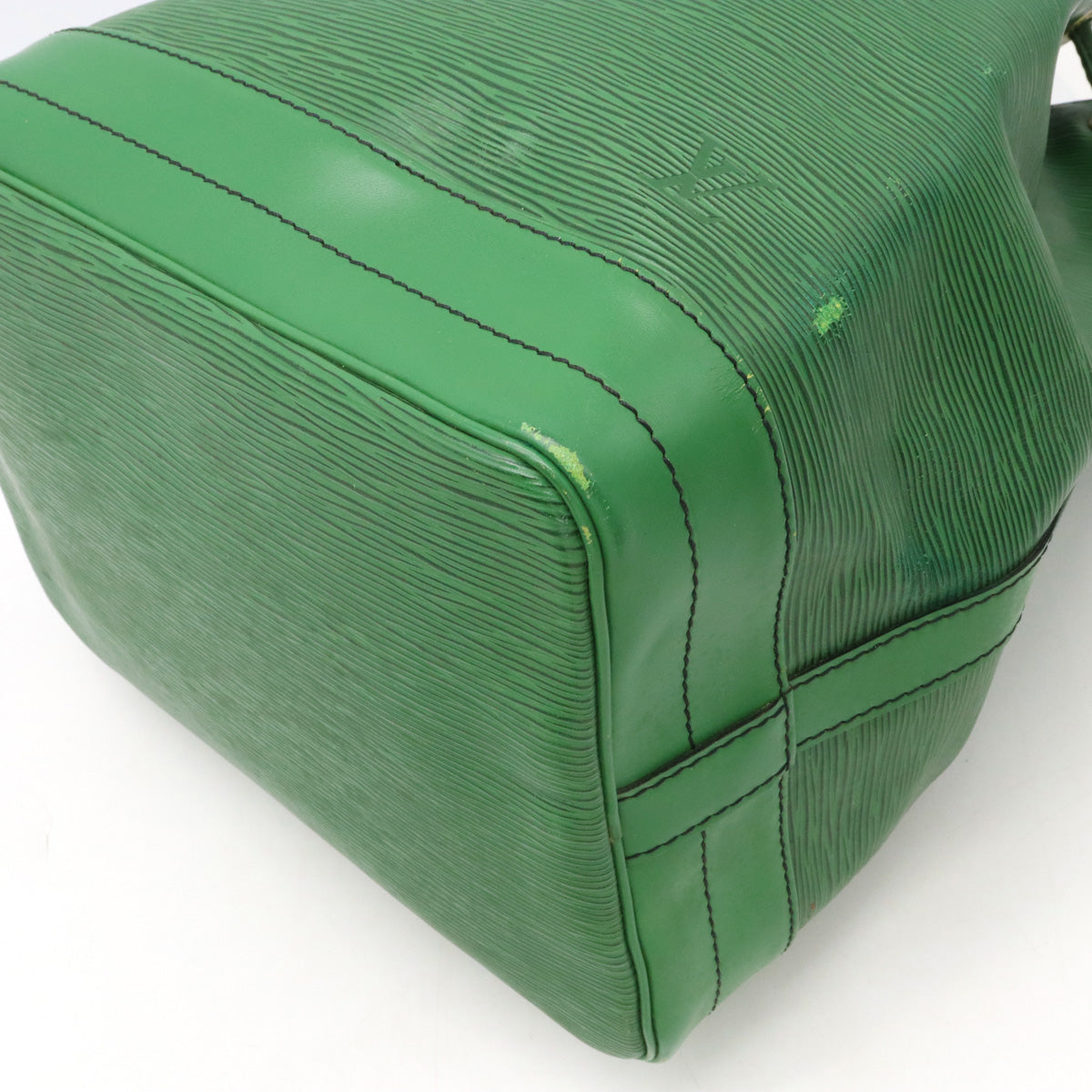 Louis Vuitton Green Epi Leather Borneo Noe Drawstring Bucket Hobo