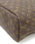 Louis Vuitton monogram Neverfull MM draagtas M40156