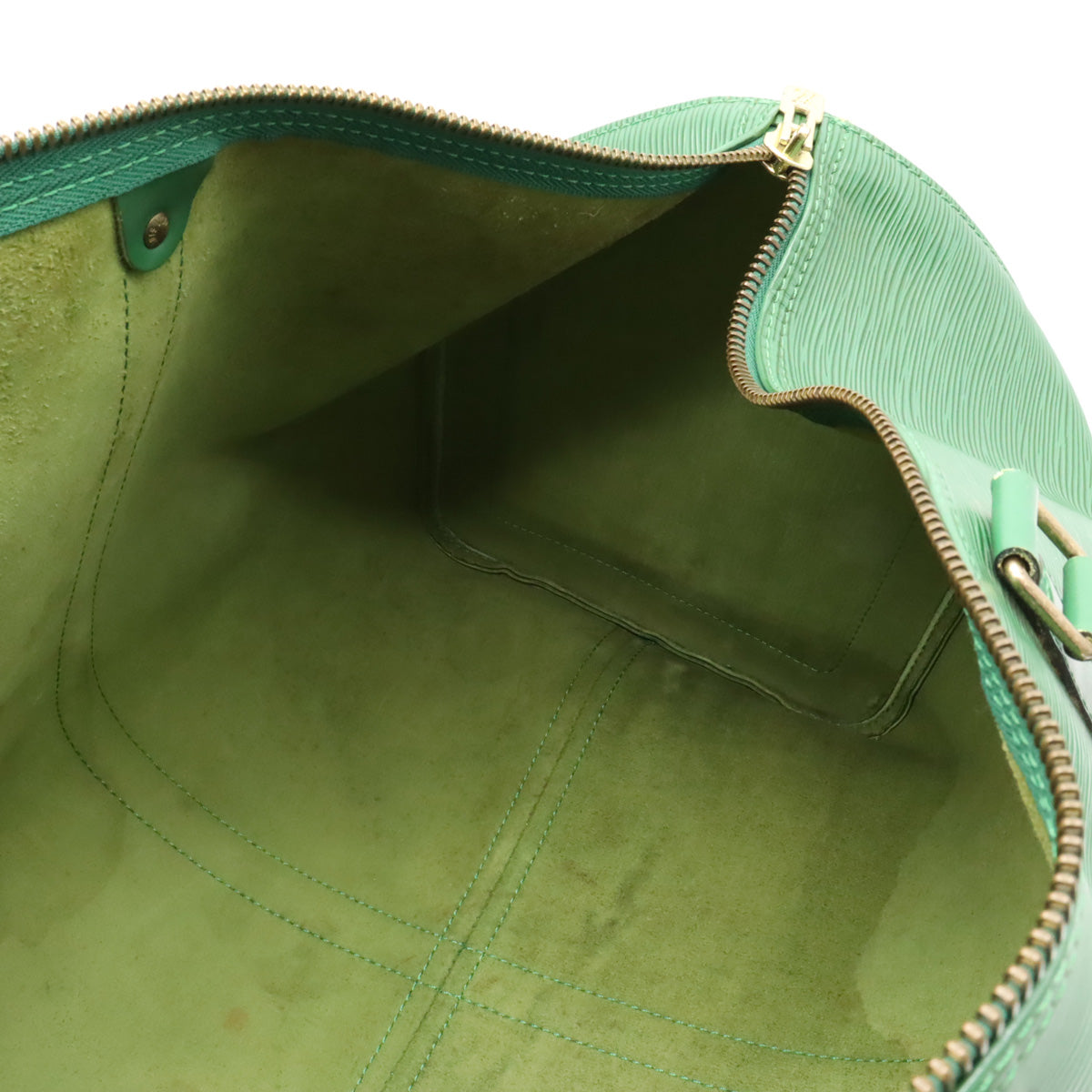 Louis Vuitton Borneo Green Epi Leather Keepall 45 Boston PM Duffle