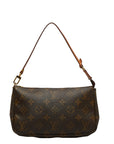 Louis Vuitton Monogram M51980 Shoulder Bag Leather Brown