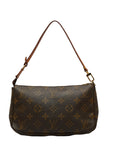 Louis Vuitton Monogram M51980 Shoulder Bag Leather Brown