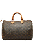 Louis Vuitton Monogram Speedy 35 Handbag Boston Bag Travel Bag M41524