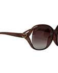 Gucci Butterfly Sunglasses GG3525/K/S Brown Women's