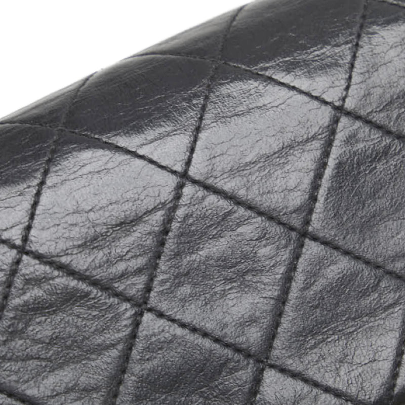 CHANEL MATRASSES 20 COCOMARK Single Flap Chain Shoulder Bag Black  S  CHANEL
