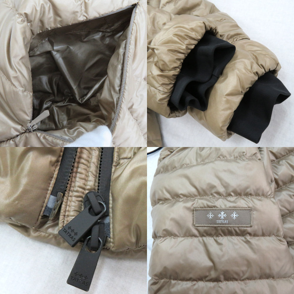 TATRAS Tatra Aliseo Short Down Jacket MTLA20102-D Size 02 Beige Nylon s  Bronze Apparel Dress  Wedding