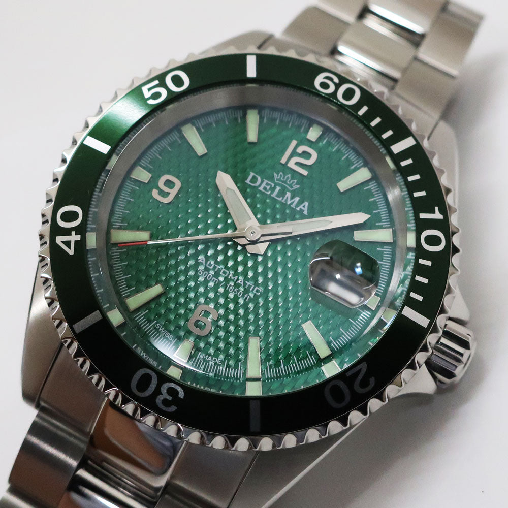 Delma San Diego 41701.560.6.144 Green Stainless Steel Automatic Volume