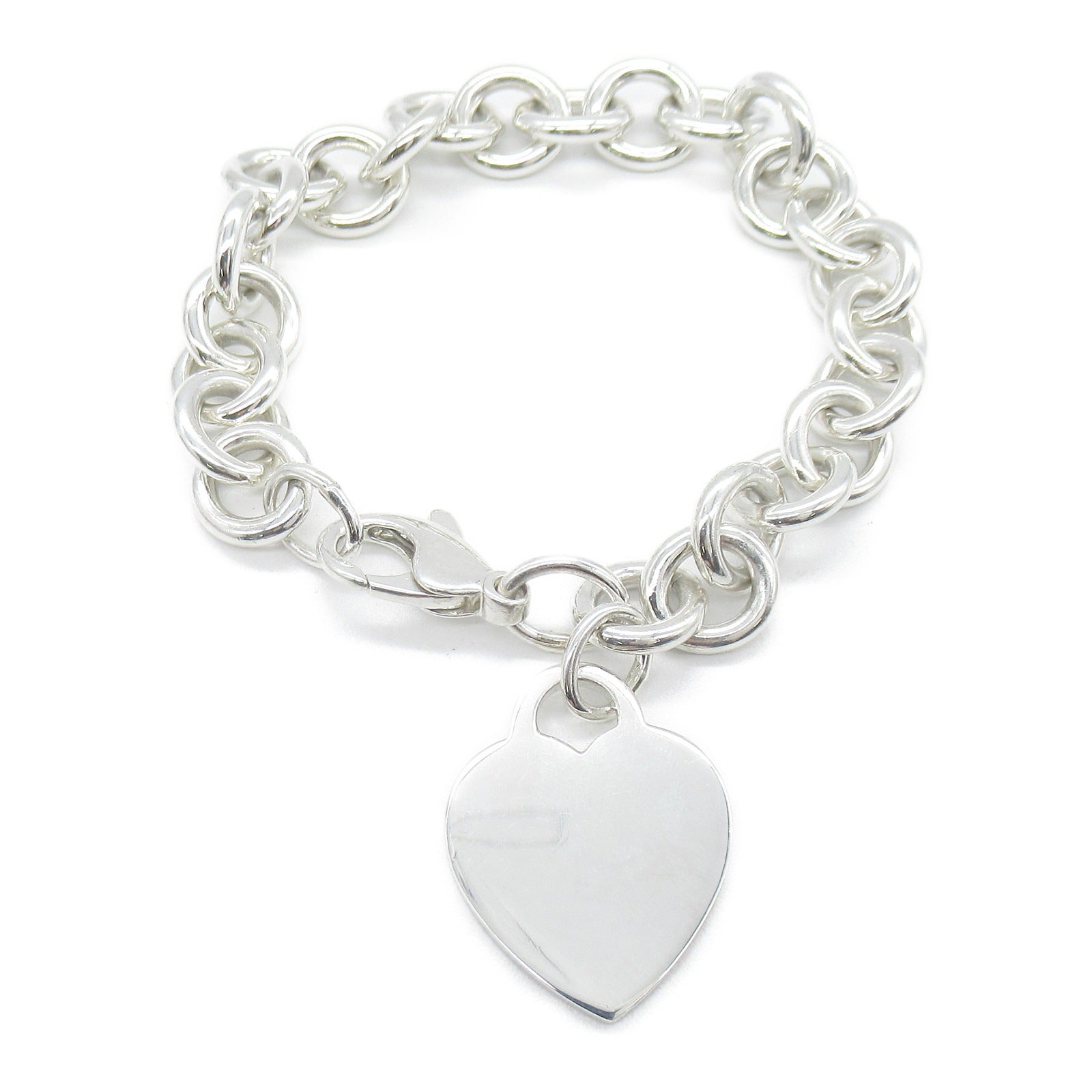 Tiffany &amp; Co Heart Tag Heuer Bracelet Silver 925  Women&#39;s Silver