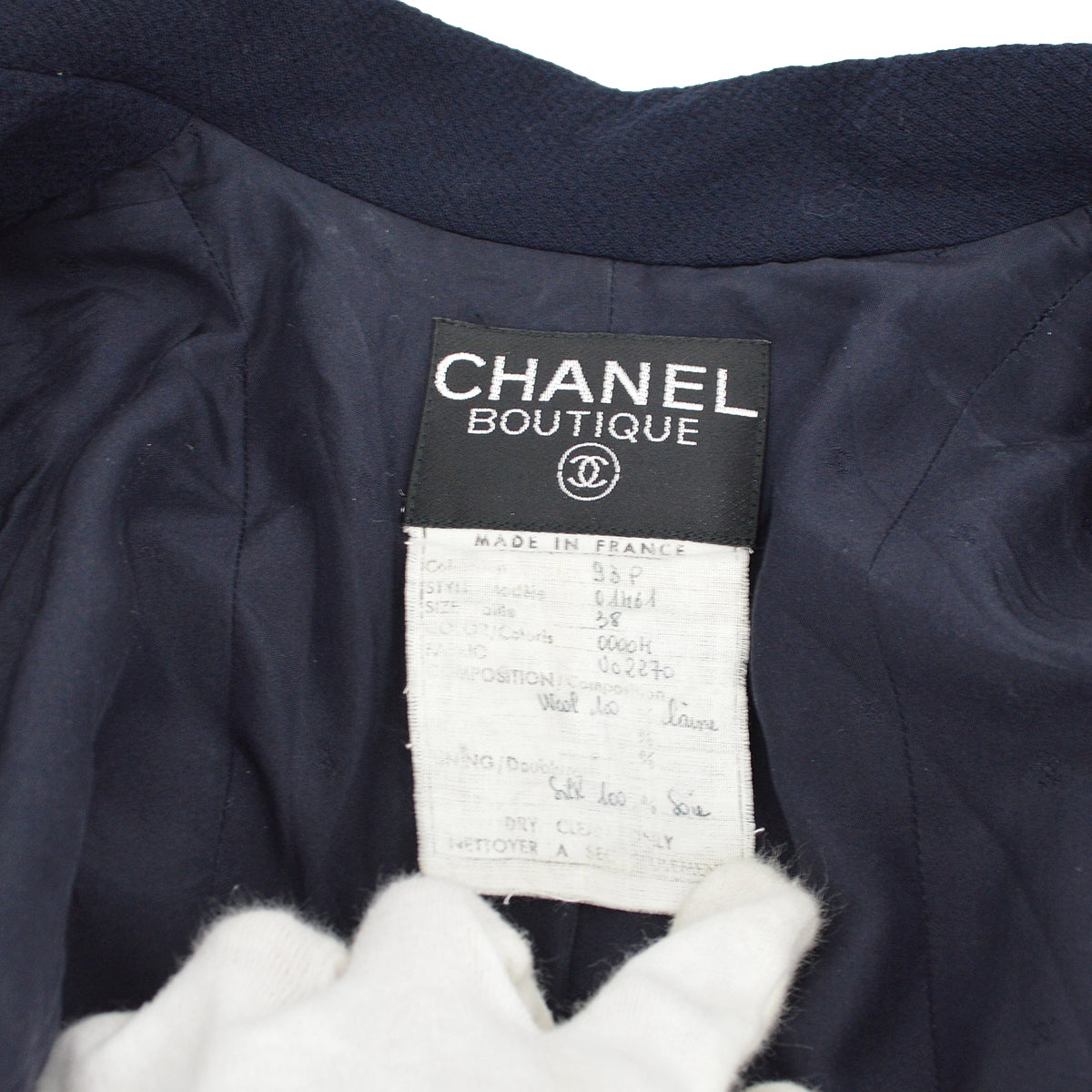 Chanel Spring 1993 Single Breasted Jacket 