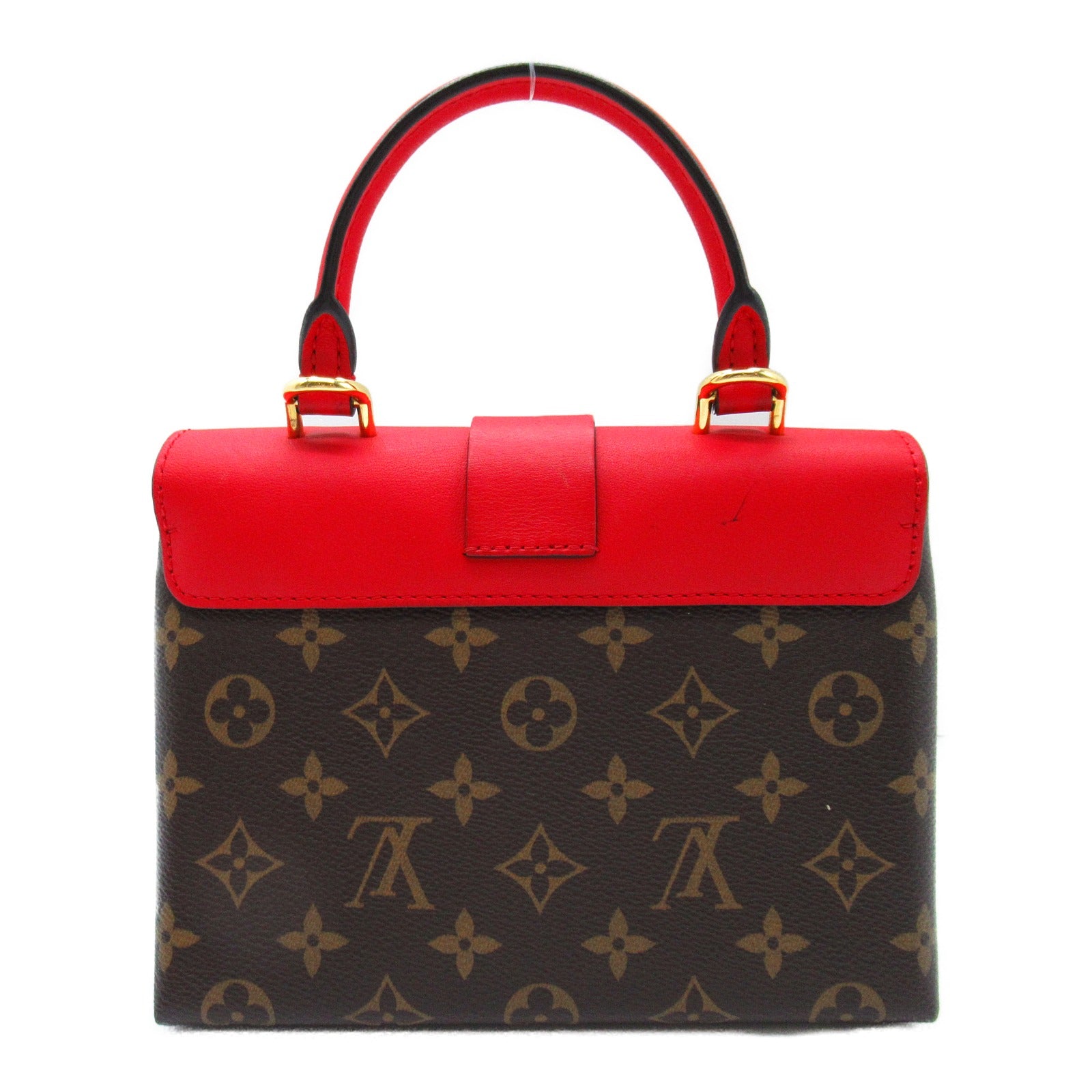 Louis Vuitton Louis Vuitton Locky BB 2w Shoulder Bag PVC Coated Canvas Monogram  Red/Brown M44322