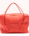 Bottega Veneta The Alcoholic Leather Handbag Red