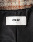 Celine Teddy 23AW wool jacket 46 men brown 2V88R781V trionf fisting
