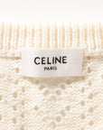 Celine fo 23SS Cotton s One Earrings XS  Ivory 2ADW3307V
