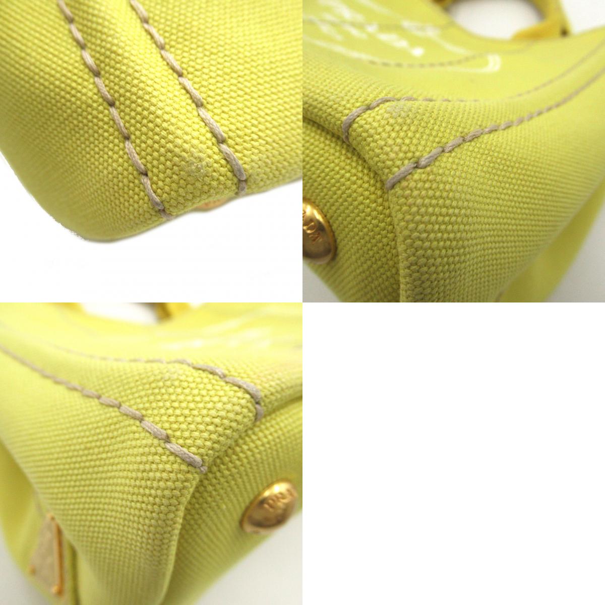 Prada Prada Tote Bag Bag Linen  Yellow