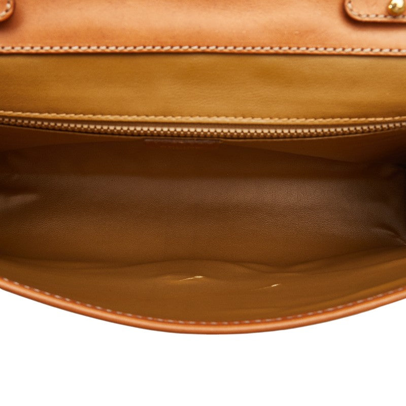 Celine Macadam logo sliding shoulder bag brown PVC leather ladies Celine