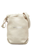 San Laurent Teddy Small  Chain Shoulder Bag 583328 Ivory White Leather  Saint Laurent