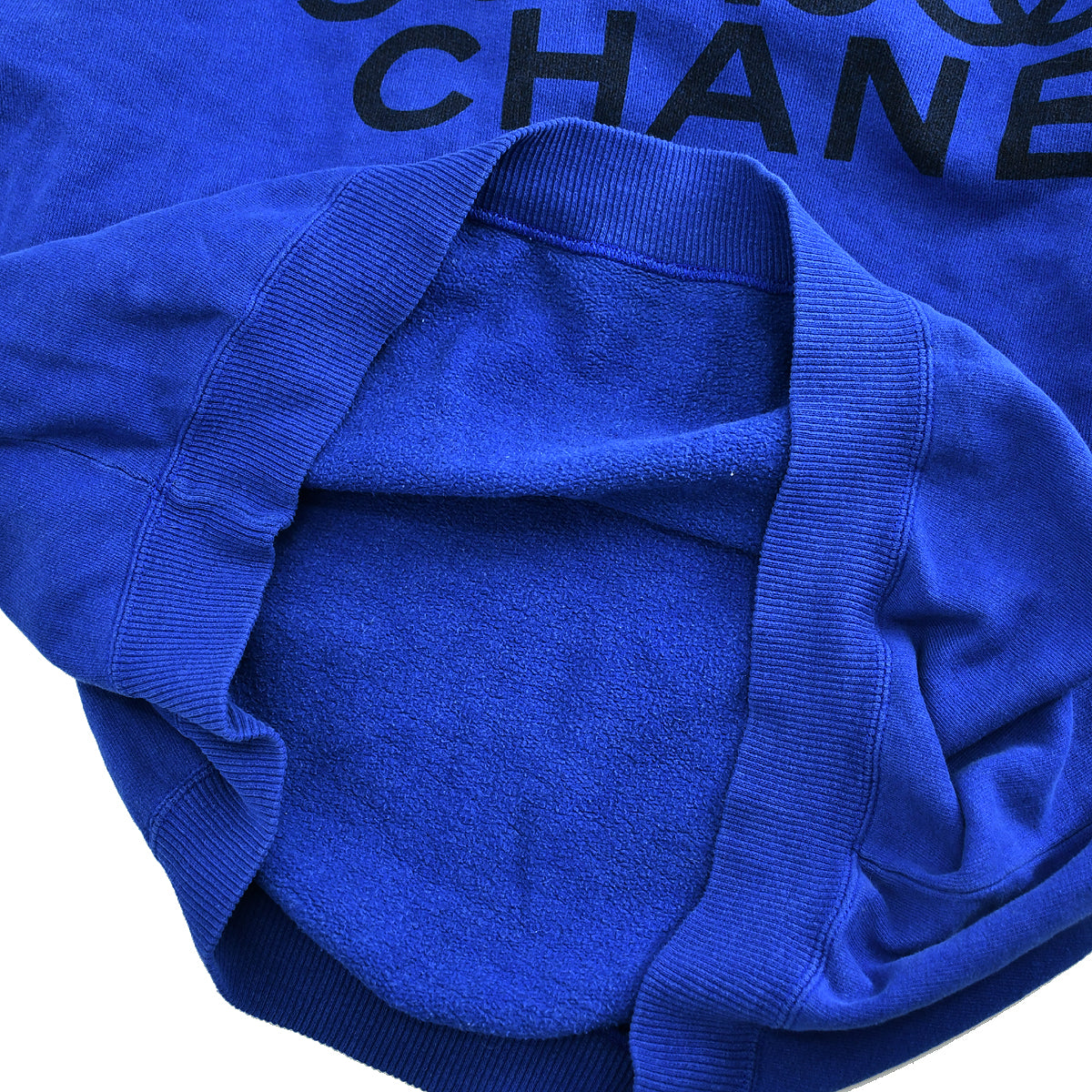 Chanel logo-print cotton sweatshirt 