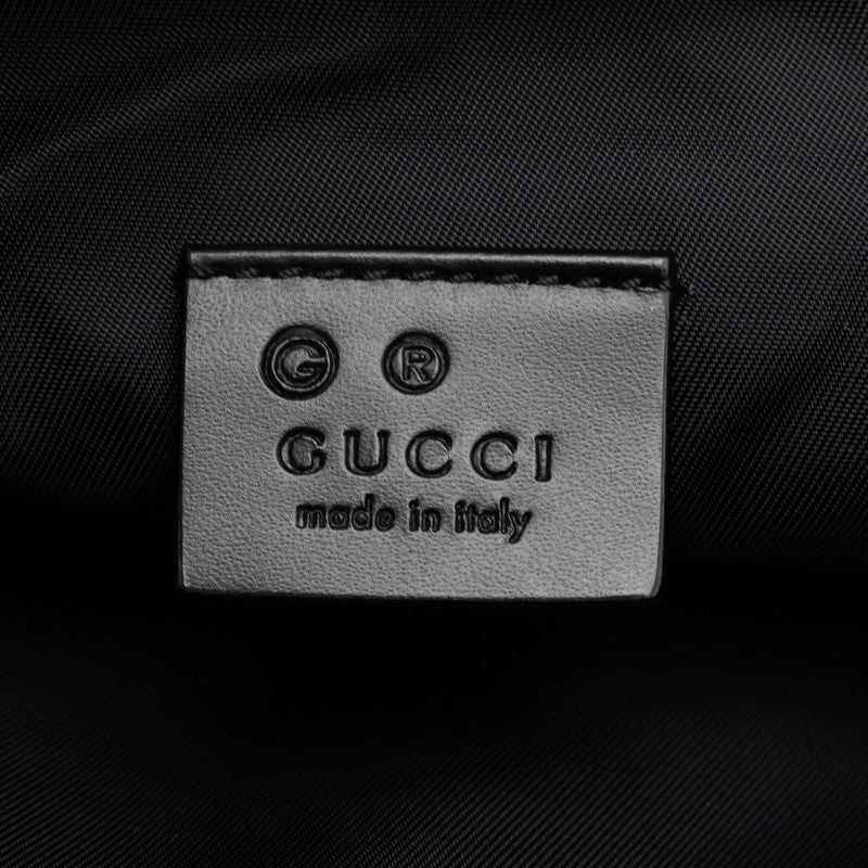 Gucci GG Nylon Pouch 73273 Black Nylon Leather  Gucci