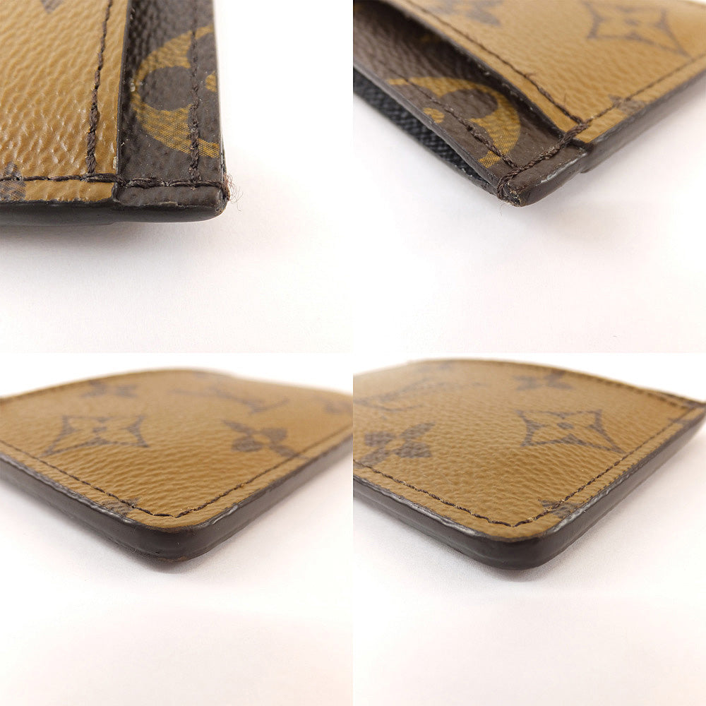 Louis Vuitton Porte Jaeger Le Coultre M69161 Card Case Monogram Canvas LV Brown Small Compact Thin