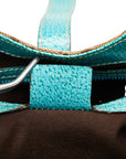 Gucci GG Canvas New Jersey Handbag 124407 Beige Light Blue Canvas Leather  Gucci