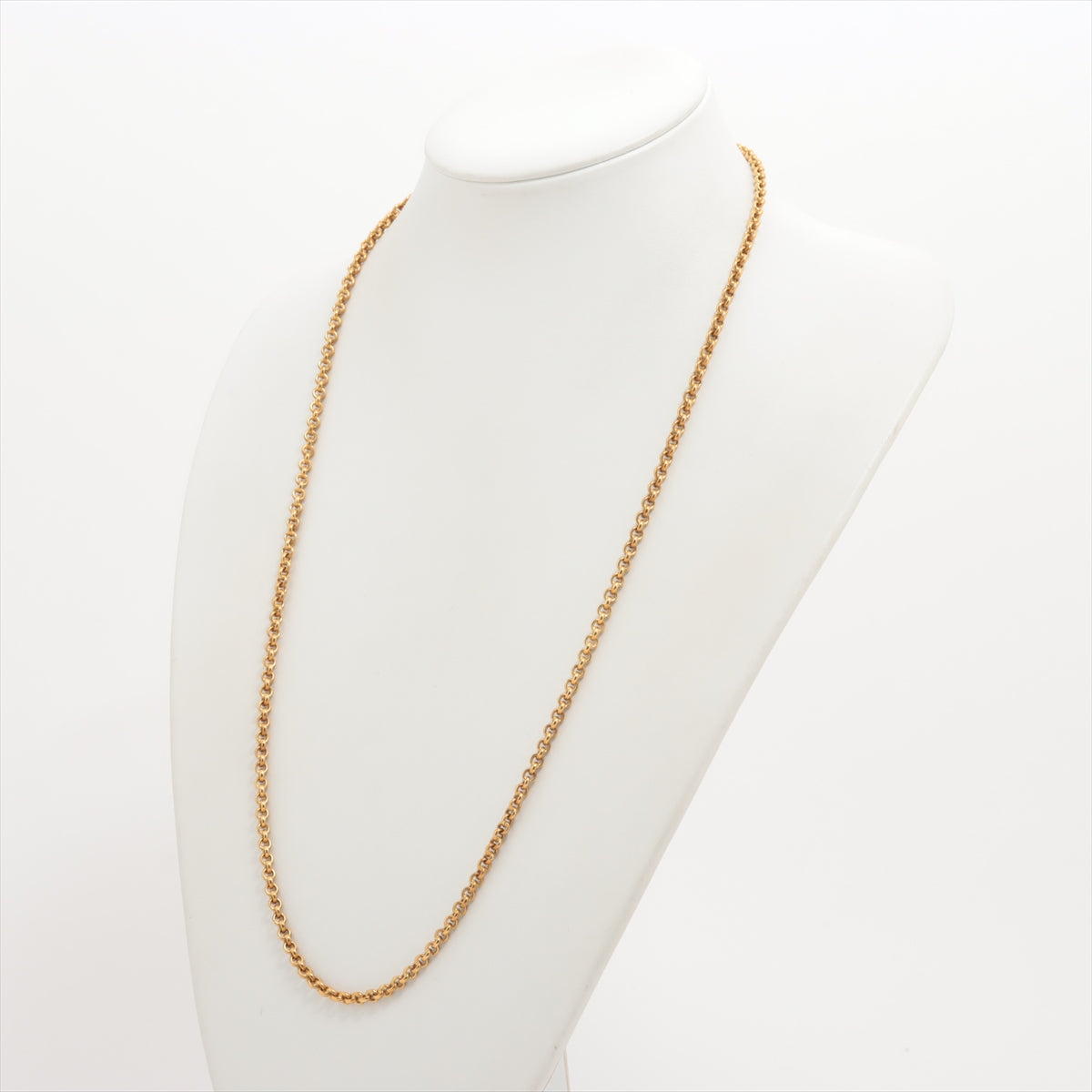 Pomerate necklace chain 750 (YG  WG) 49.4g