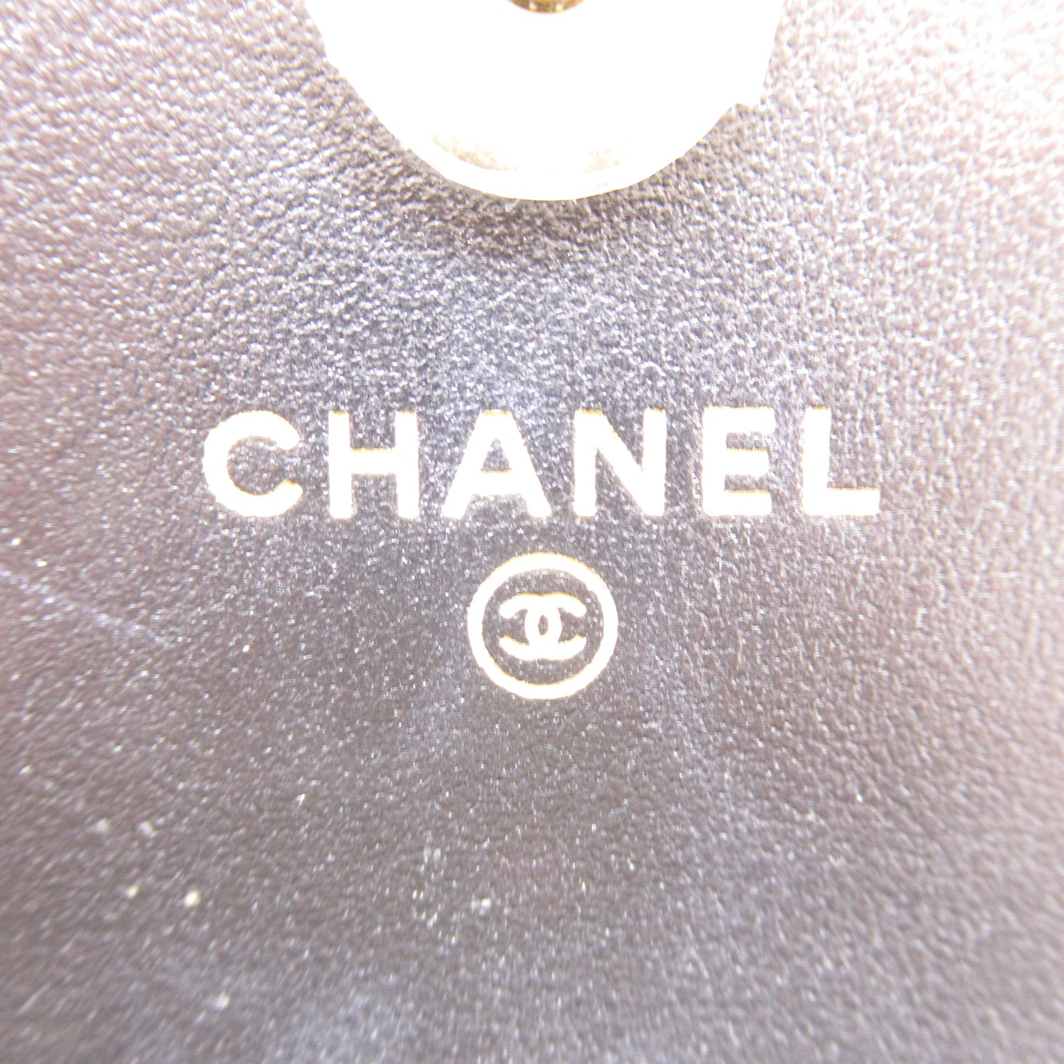 CHANEL  Pearl Wallet Shoulder Bag  S  Black Rams