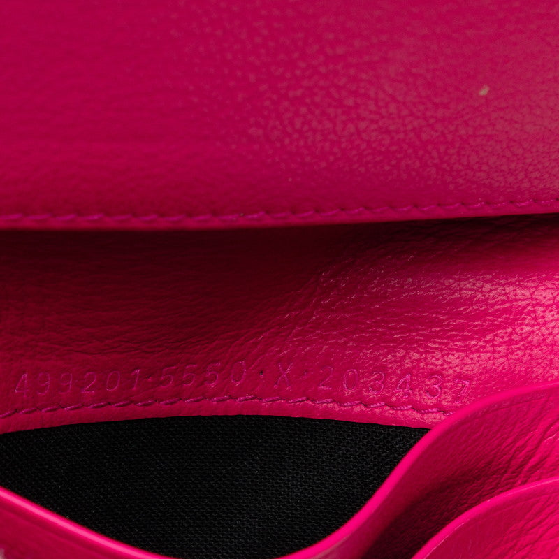 Balenciaga Card Case 499201 Pink Leather  BALENCIAGA