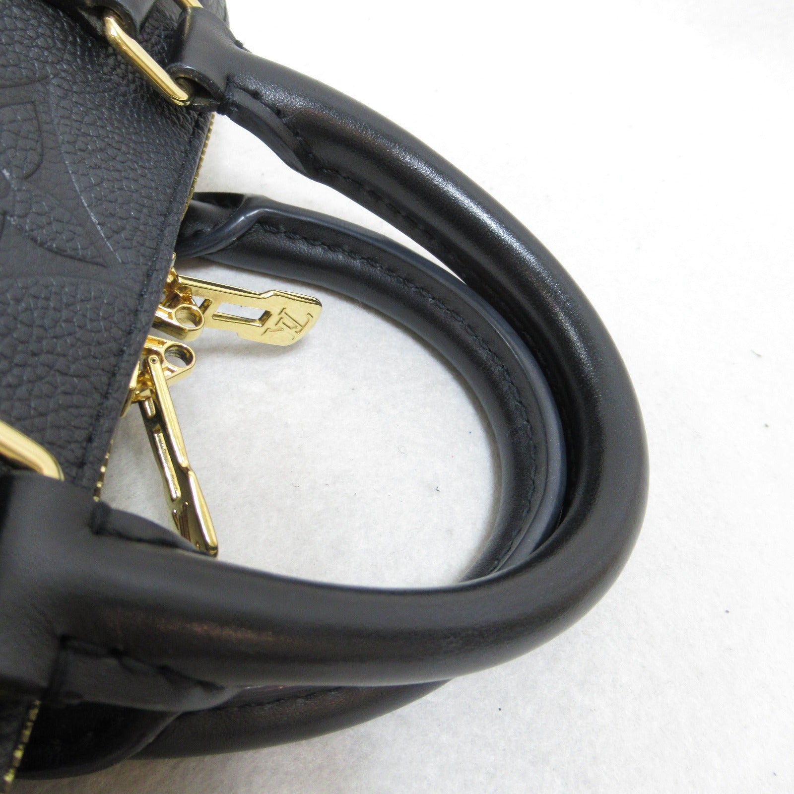 Louis Vuitton Speedy Bandrier 20 2w Shoulder Bag 2way Shoulder Bag Leather Monogram Emplant  Black M58953