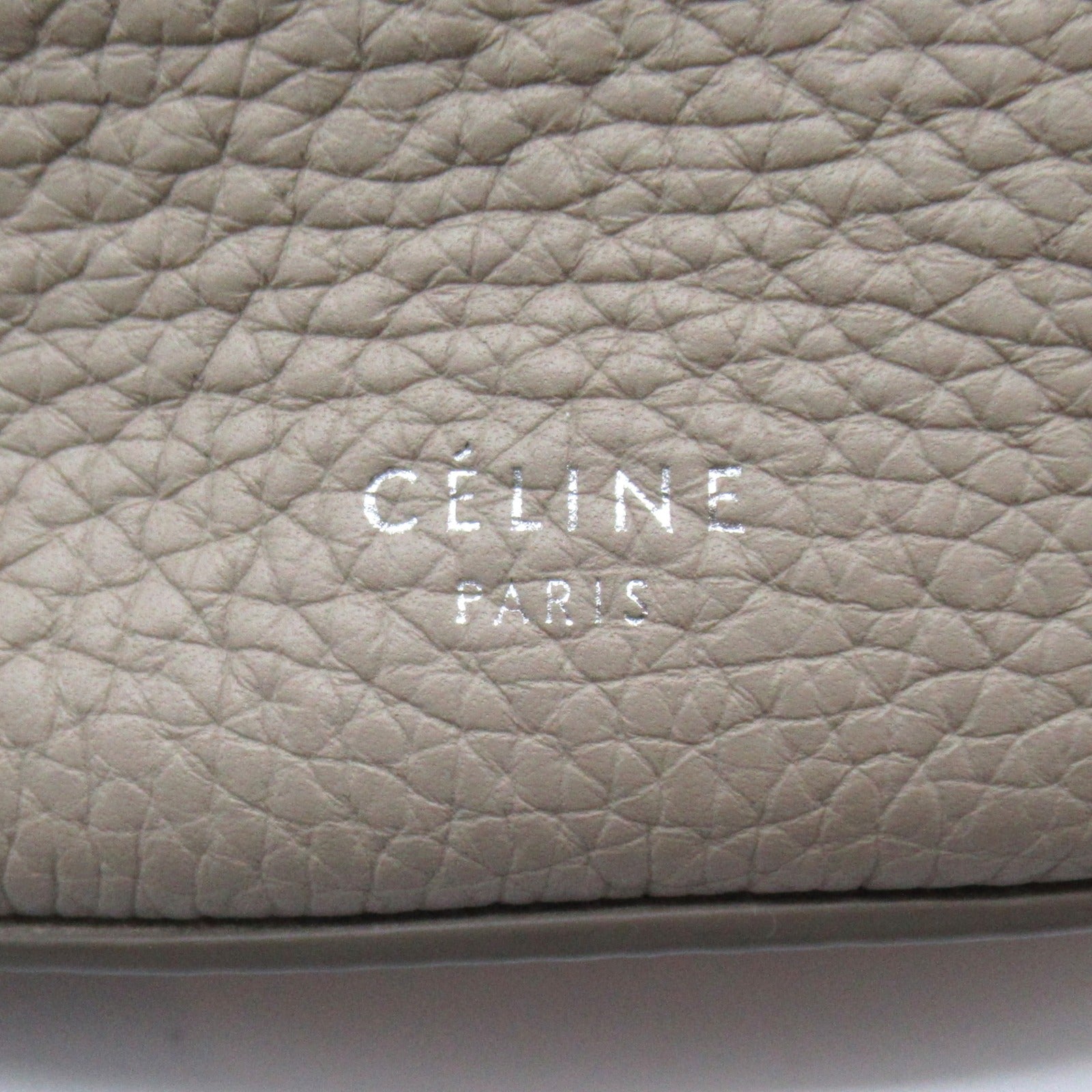 Celine Celine Big Bag Bag Bag Shoulder Bag Shoulder Bag Leather  Beige