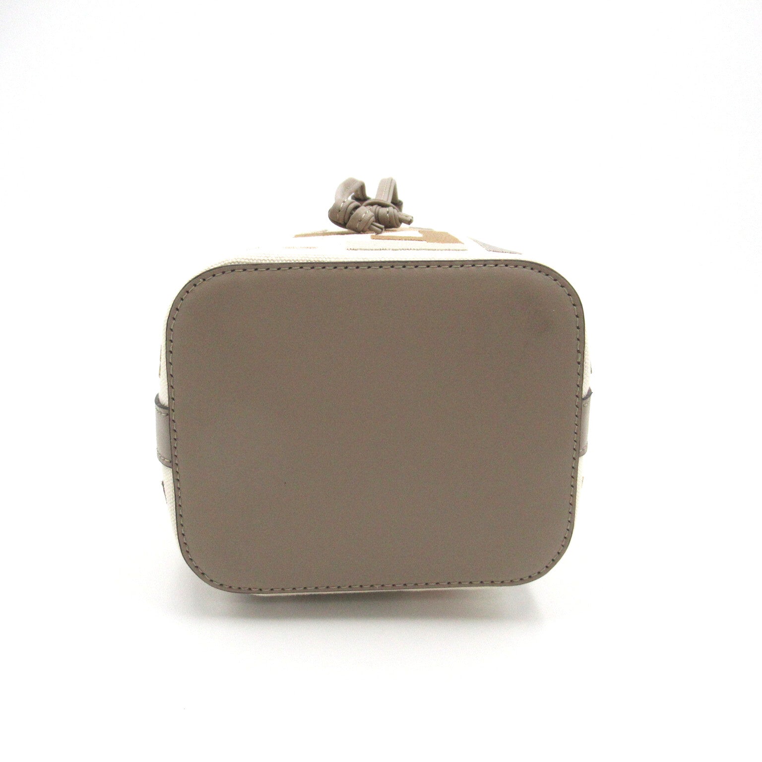 Fendi Fendi Mini Tresor 2w Shoulder 2way Shoulder Bag Linen Leather  Grey / Multicolor 8BS010APKEF1MB4