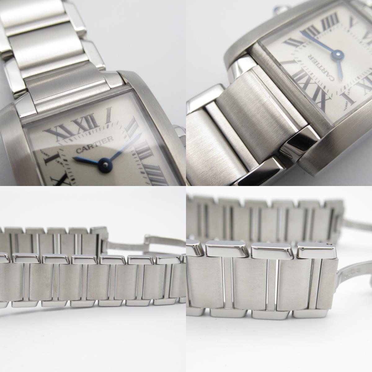 Cartier Cartier Tanks France SM Watch Stainless Steel  Ivory W51008Q3