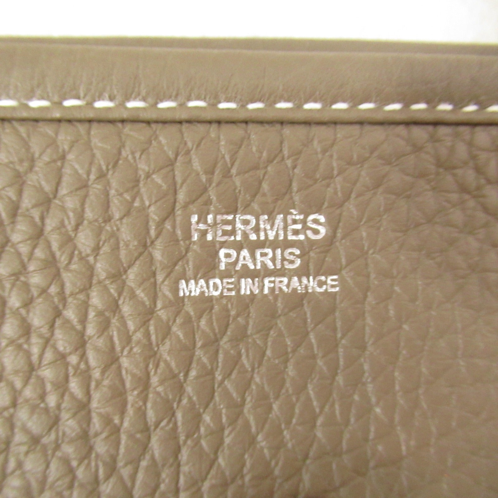 Hermes Hermes Evrin 3GM Etoupe Shoulder Bag Shoulder Bag Leather Triumphant  Bejewel Collection