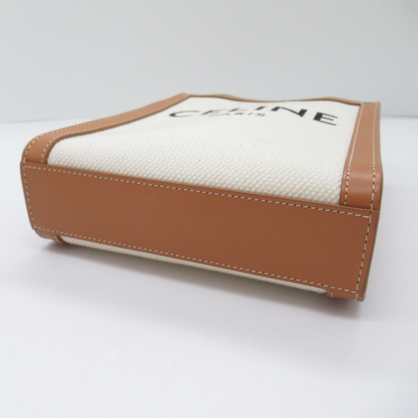 Celine Celine Vertical  Shoulder Bag Shoulder Bag Leather Cotton  Beige Natural/Light Brown