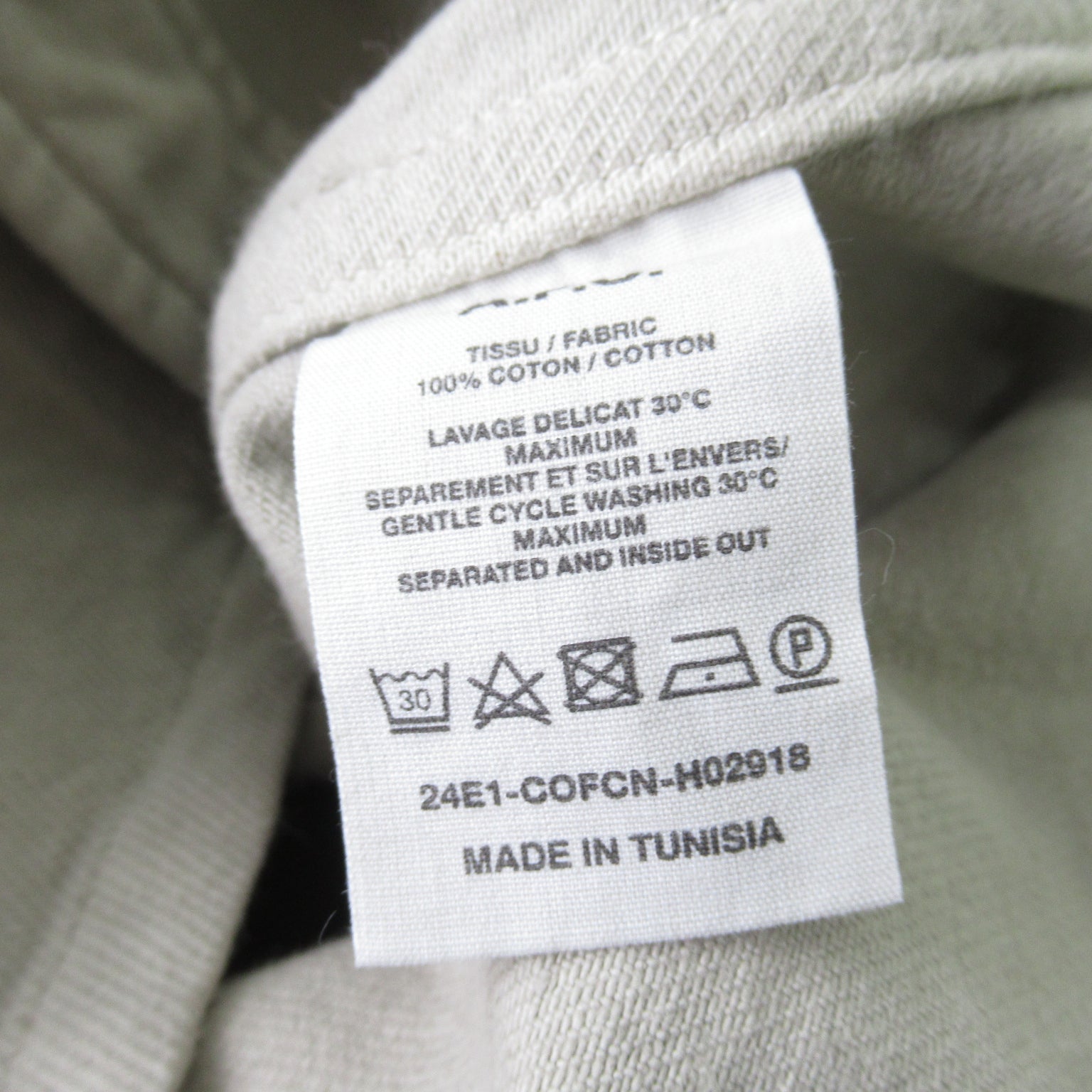 A.P.C. Over  Long-Handy  Clothing Tops Cotton  Beige Top H02918COFCNBAES