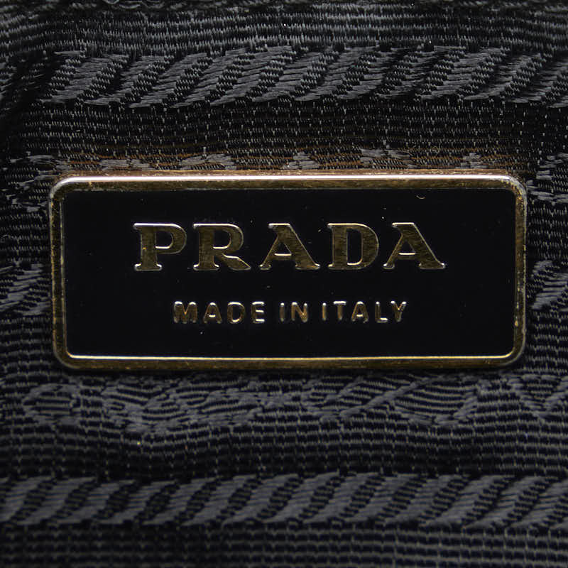 Prada 三角形徽標單肩包 BT0220 黑色尼龍 PRADA