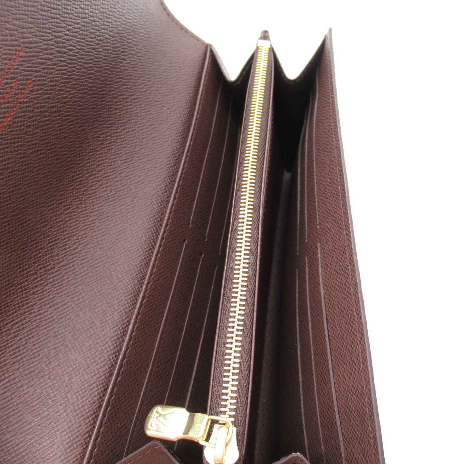 Louis Vuitton Louis Vuitton Portefolio Sarah Double Fold Wallet Wallet PVC Coated Canvas Damier  Brown N63209