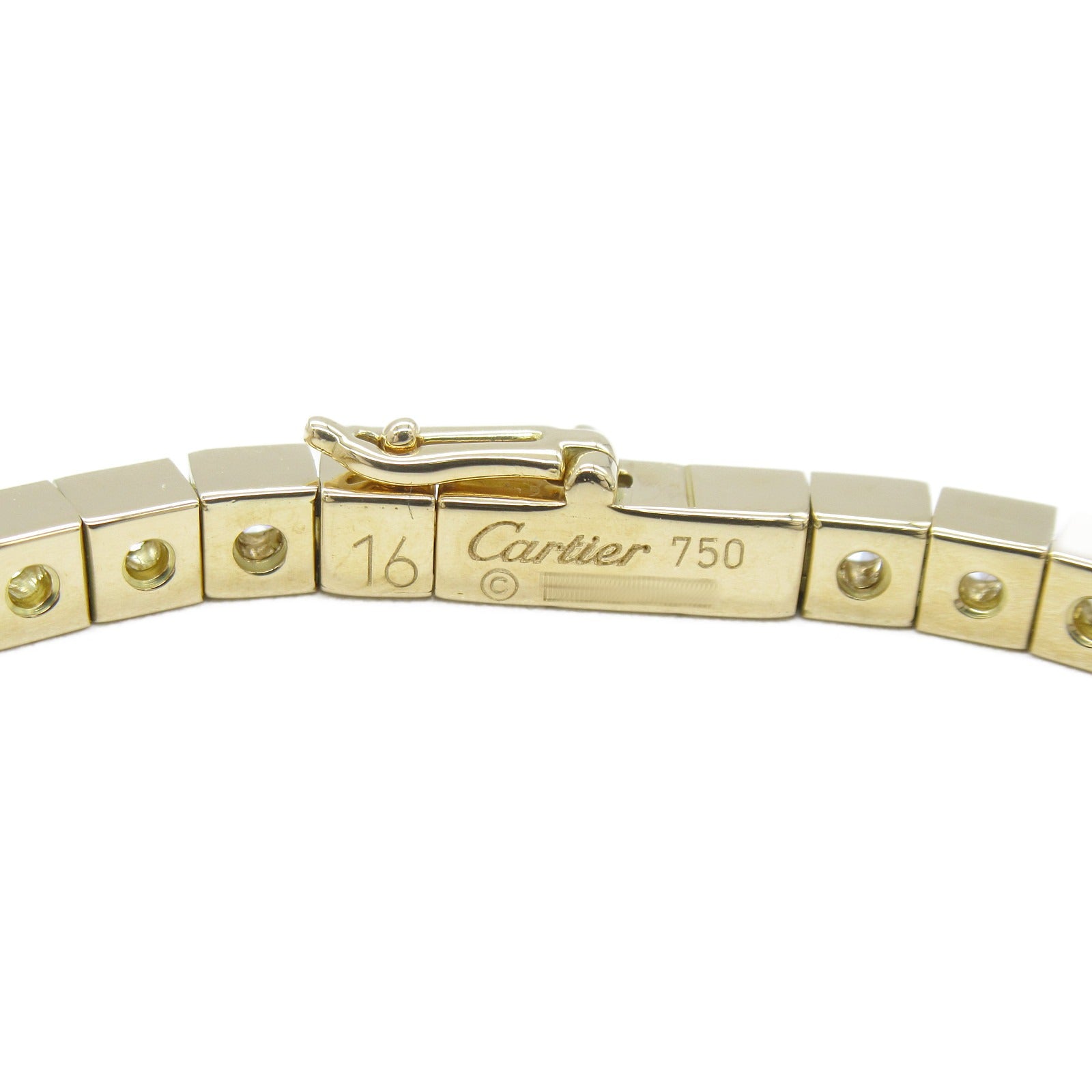 Cartier Cartier Ranier Bracelet Accessoires K18 (yellow g) Diamond  Clearance