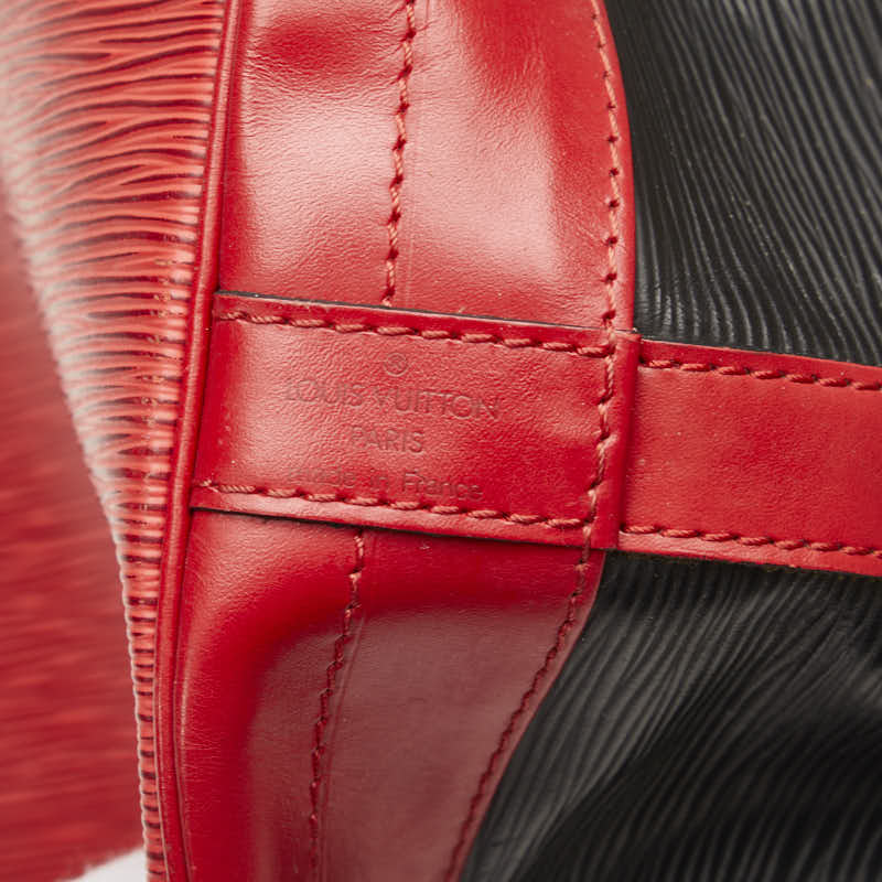 Louis Vuitton Epi Shoulder Bag M44017 Noir Castilian Red Black Leather  Louis Vuitton