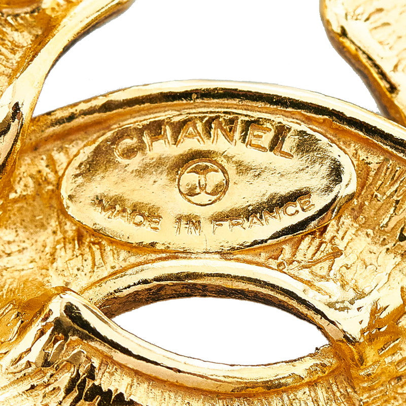 Chanel Vintage Round Coco Brooch G   Chanel