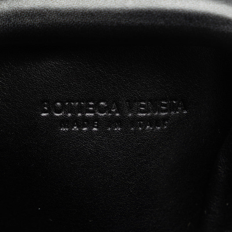 BOTTEGAVENETA The Pouch Mini Impressions 577816 Black Leather  BOTTEGAVENETA