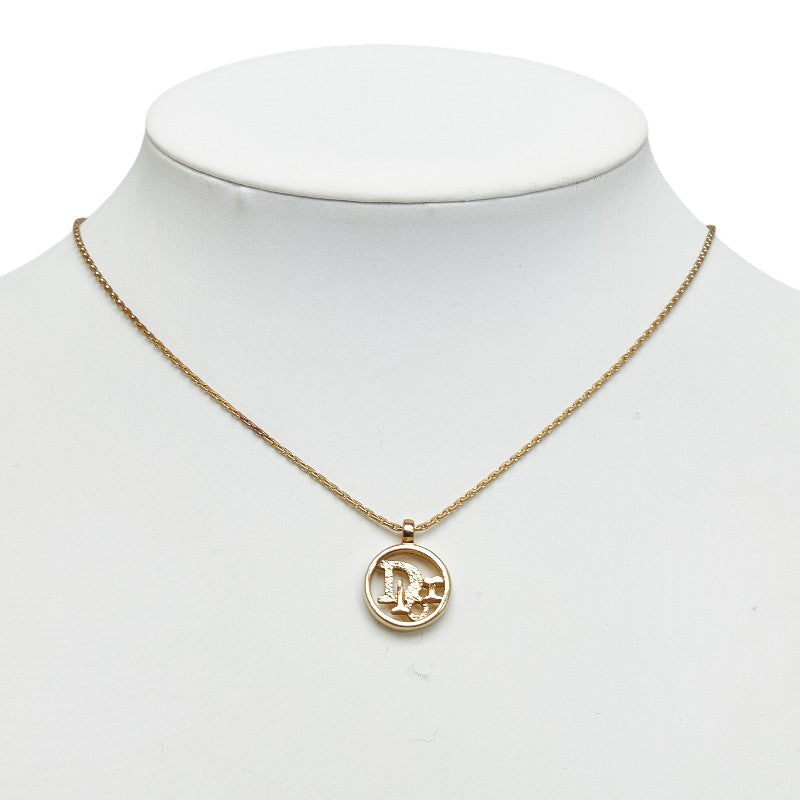 Dior CD Logo Round Necklaces G   Dior