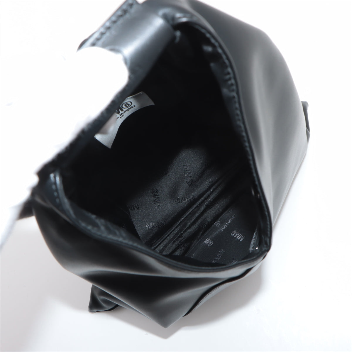 MM6 Black Leather Handbag