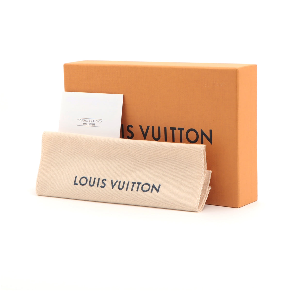 Louis Vuitton Monogram M30271 Coin Card Hers Black Coin Case